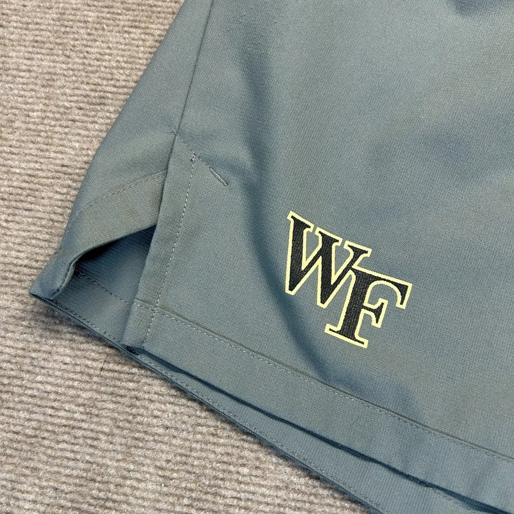 Wake Forest Nike Pro Athletic Shorts Men's 2XL Gray Elastic Waist Gym Dri-Fit 8